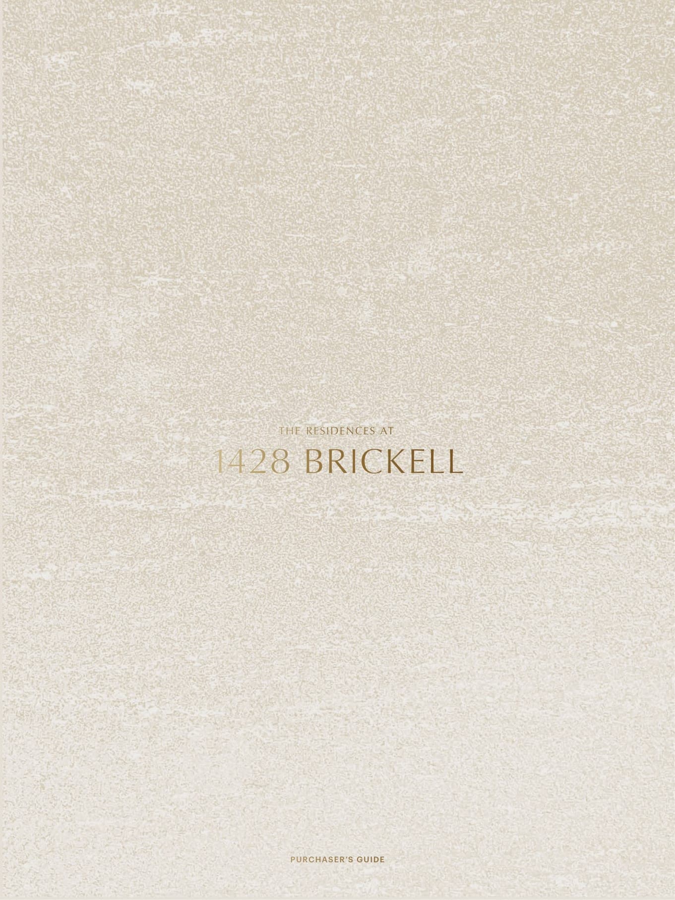 1428 Brickell — Brochure — Page 1