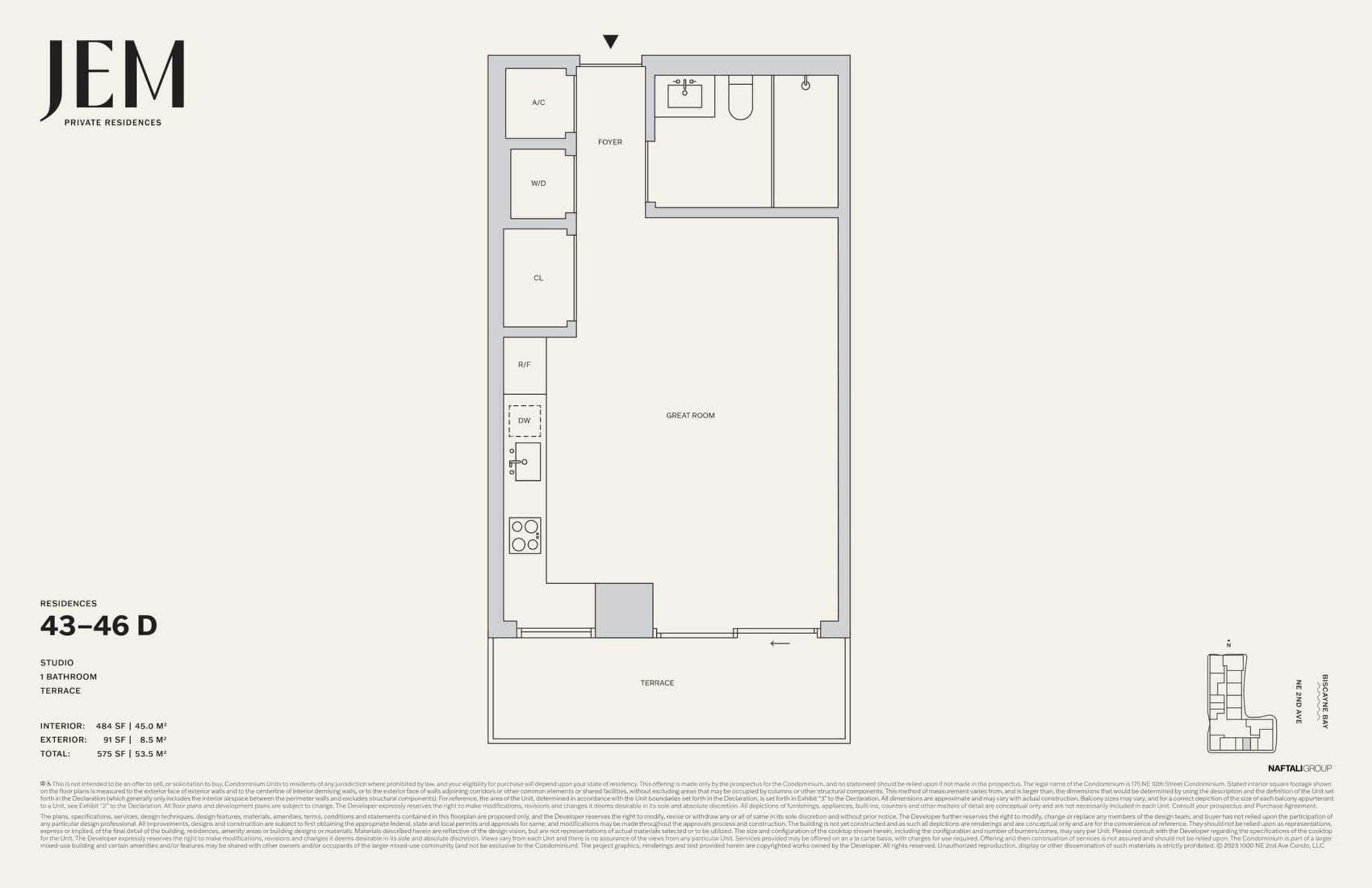 JEM Private Residences — Floor Plan — Page 1