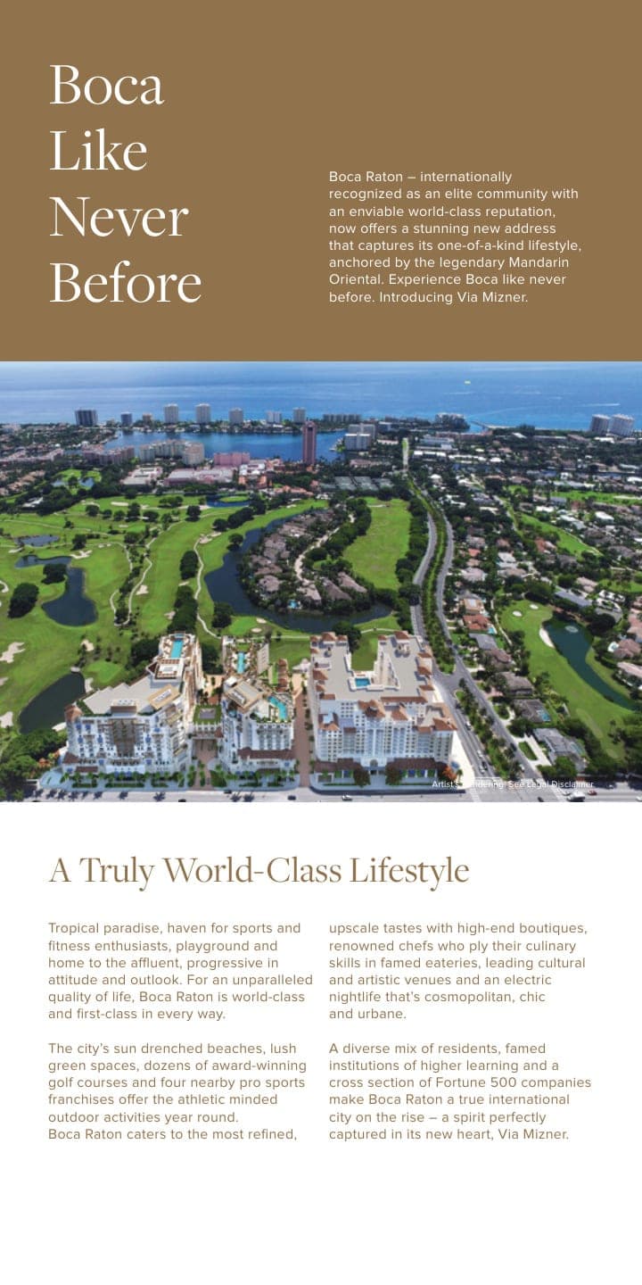 Mandarin Oriental Residences — Brochure — Page 2