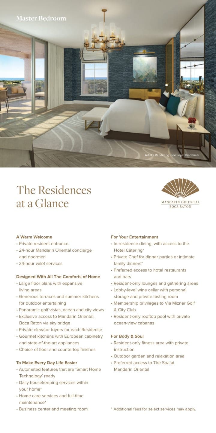 Mandarin Oriental Residences — Brochure — Page 5