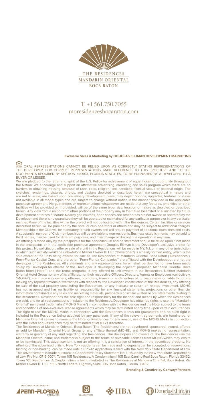 Mandarin Oriental Residences — Brochure — Page 10