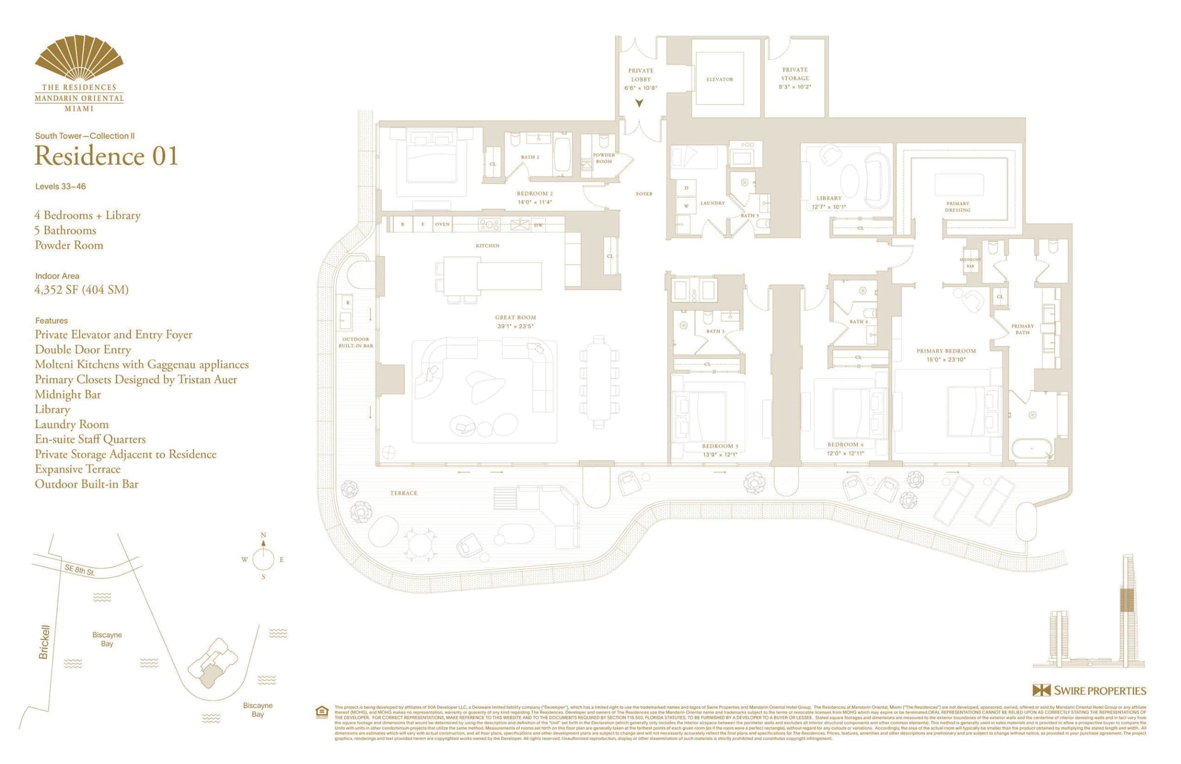 Mandarin Oriental Residences — Floor Plan — Page 9