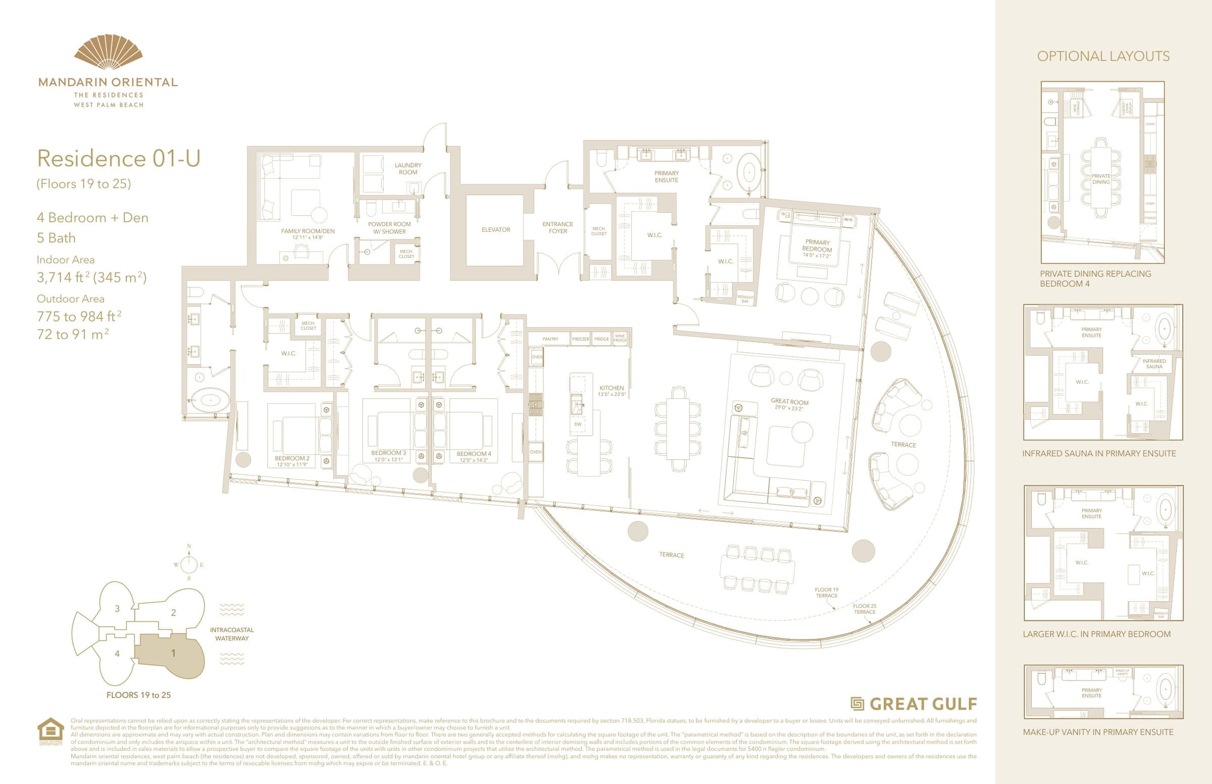 Mandarin Oriental Residences — Floor Plan — Page 5